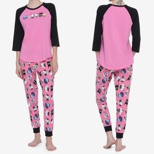 My Hero Academia X Hello Kitty And Friends Girls Thermal Sleep Set sz L